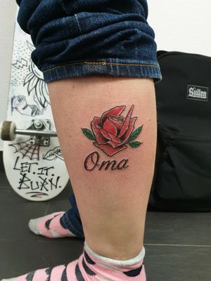 Rose tattoo #rosetattoo #colortattoo 