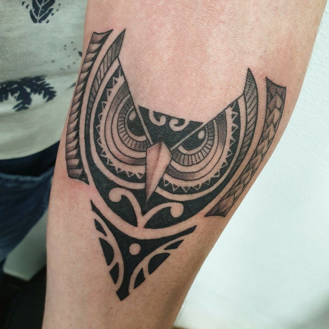 Tattoo of Ruru Owl tattoo  custom tattoo designs on TattooTribescom
