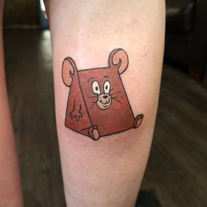 Jerry tattoo from Tom & Jerry