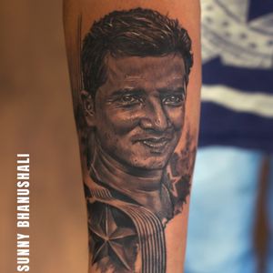 Portrait Tattoo By Sunny Bhanushali At Aliens Tattoo India