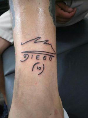 La firma de Diego!