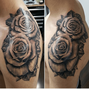 Black and grey roses 6hr session.
