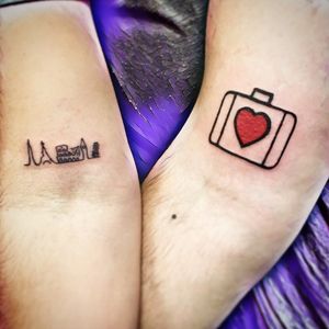 I love Couples Tattoos 💓🗼HMU for your next tattoo 😉 #TattooedLife #PinkyBooTattoos #HexNeedles #Inked #Art #HexTat #TattoosOnInstagram #TattooLove #AZFemaleArtist #AZTattooArtist #tattooed #Bishop #HexCartridges  #InstaArt #photooftheday #instatattoo #bodyart #tatts #tattedup #inkedup #GetYours pinkystatt2s@gmail.com 🖤