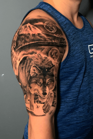 Wolf done in 2 day session.