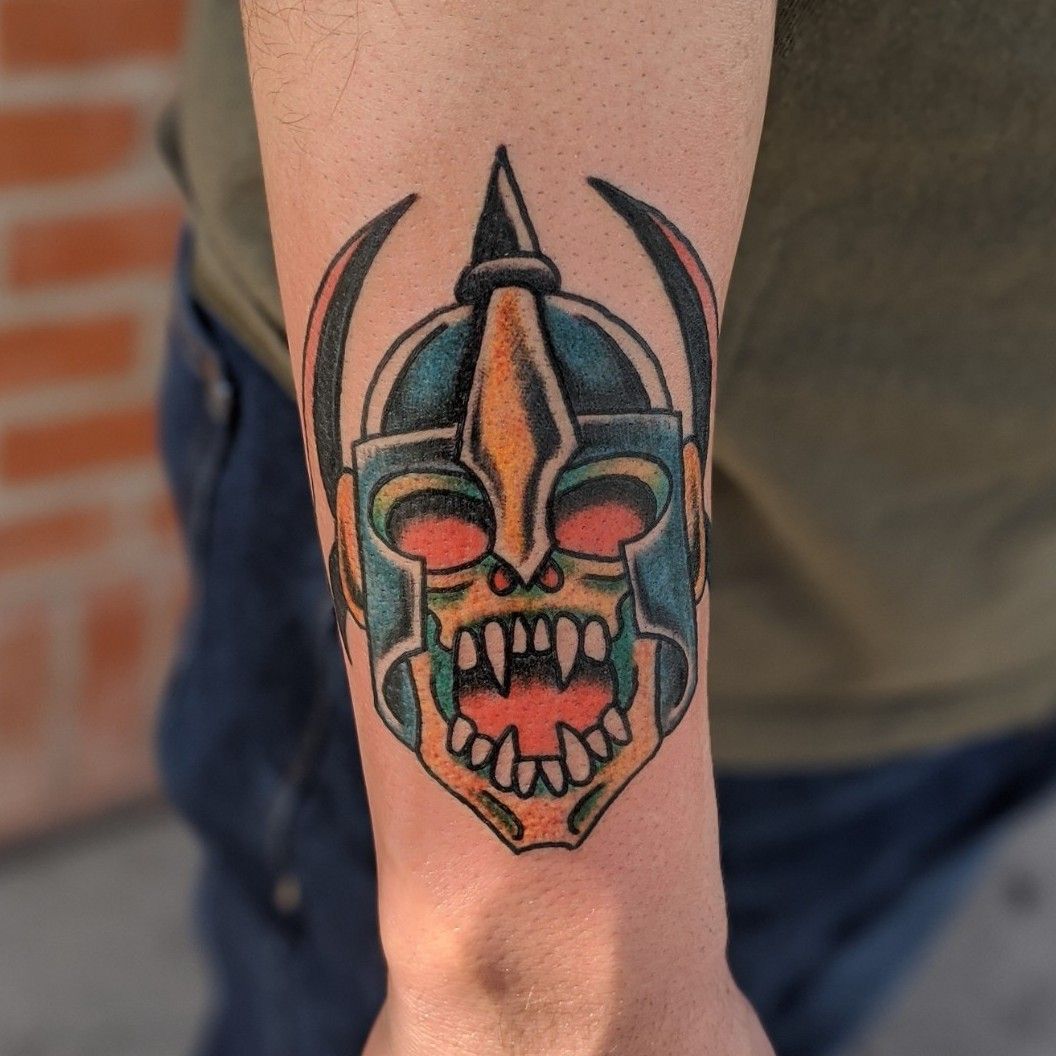 The Ultimate 145 Best Skull Tattoos in 2021  Warrior tattoos Skull  tattoos Gladiator tattoo