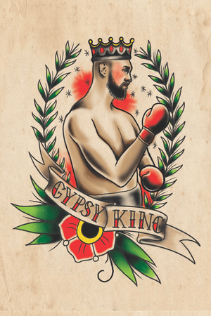 #tyson #fury #gypsy #king #boxer #traditional #neotraditional #flash 