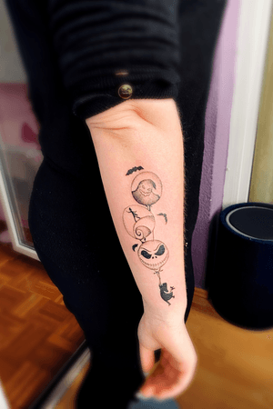 Tattoo#blackandgrey #nightmarebeforechristmas #tattoedgirl #inkedmag #handtattoo #tattooartist #Nenad#Tattoodo 
