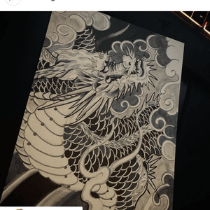 Dragon drawing 🐍🙌🏻
