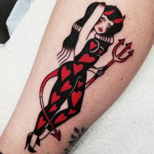 pin up tattoo by vero lagace #verolagace #pinnup