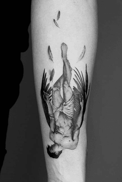 60 Icarus Tattoo Designs For Men  Manly Greek Mythology Ideas