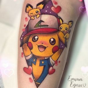 Tattoo uploaded by Adreze • #Pokemon #tattoo #firstgeneration #pikachu  #fabriquetattoo • Tattoodo