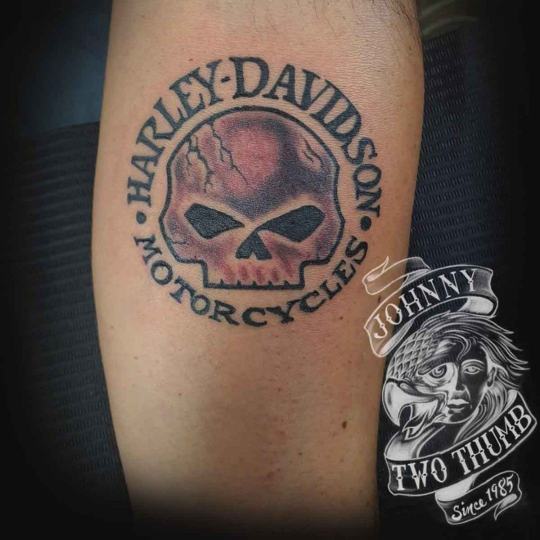 Harley Davidson Willie G Skull Button Embossed Tin Metal Sign  Bar and  Shield  eBay
