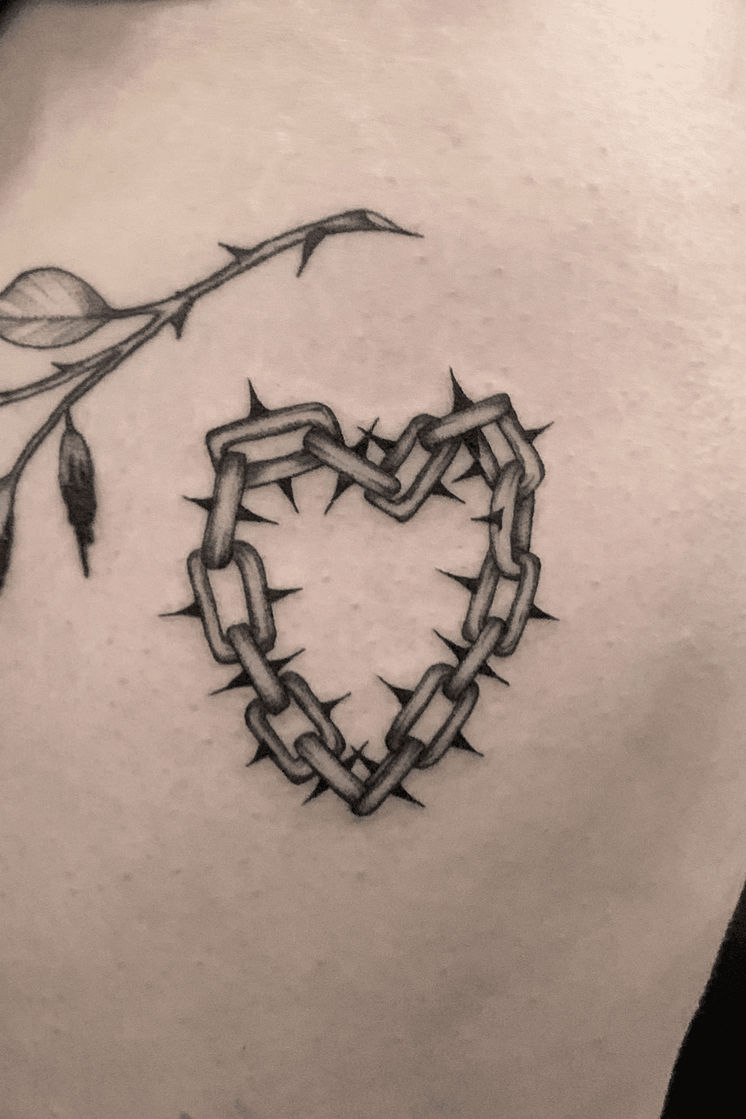 Chained Heart Tattoo Colour by averagesensation on DeviantArt