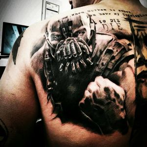 Ultimo tatuaggio Bane(il cavaliere oscuro)
