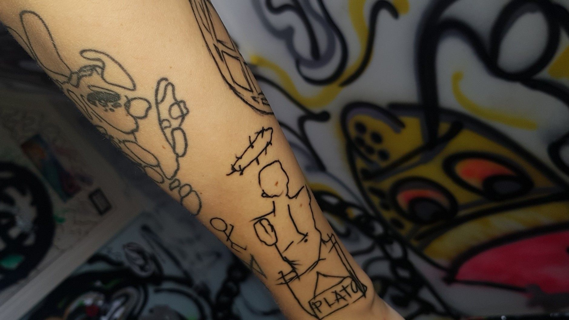 Tattoo uploaded by Luke Ridsdill Smith  A tribe called quest  basquiat  crown  nordic  Tattoodo