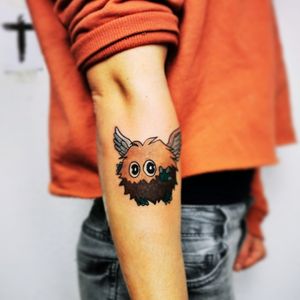 My kuriboh tattoo. I did this one today. 