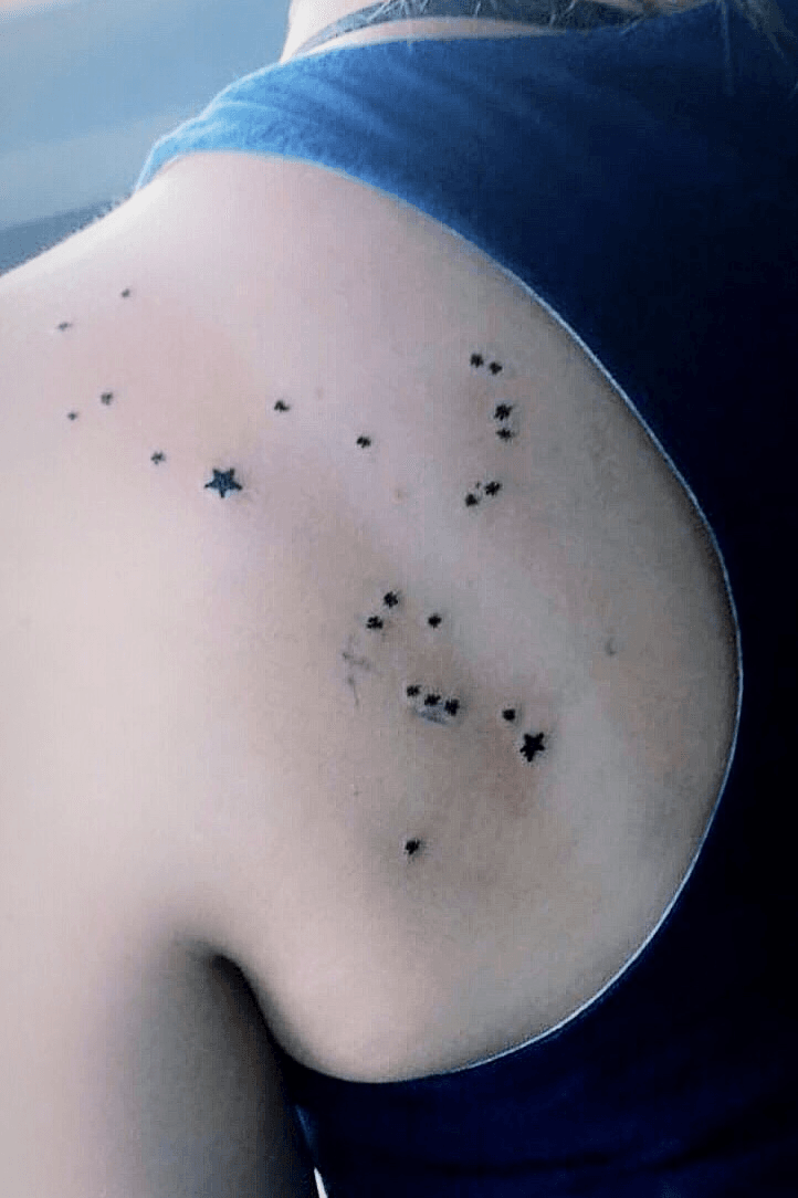 Tattoo tagged with small jkkim astronomy tiny orion constellation  ankle constellation ifttt little star minimalist  inkedappcom