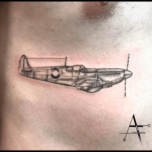 Spitfire Mk VIII....For custom designs and booking;alperfiratli@gmail.com #finelinetattoo #realistic #fineline #tattoo #tattooartist #tattooidea #art #ink #inked #customtattoo #tattooist #fightertattoo #airplane #airplanes #airplanetattoo #wartattoo #war #worldwartwo #worldwar2 #planes #realistictattoo #planetattoo #oldplane #plane #fighterpilot #fighterplane #spitfire #birdsofinstagram #ww2 #wwii