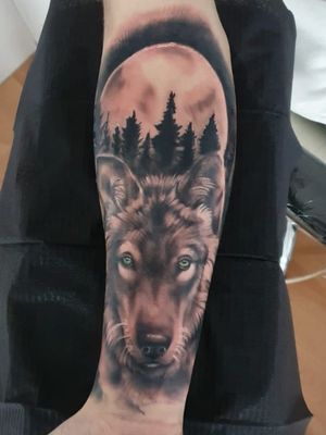 Lobo / WolfArtist: Arko TreceStudio: Arko Trece Tattoo Studio