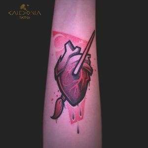 "He{art}"Find me in Vancouver at Arcane body arts.For any tattoo enquiry, please contact me directly on my website: www.caledoniatattoo.comLink in bio.#illustrationtattoo #tattooart #art #painting #tattoos #heart