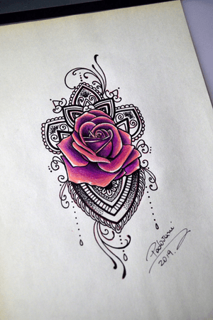 #ornamentaltattoo #tatuagemornamental #rose #rosetattoo #rosatattoo #thiagopadovani