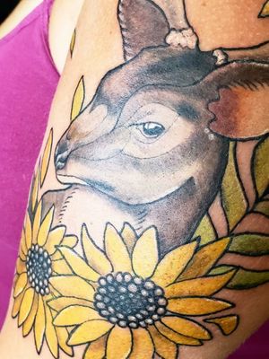 Deer tattoo #deertattoo #deer 