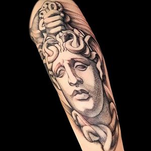 Medusa tattoo done by Anna Wolff