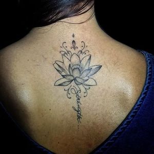 Lotus tattoo done by Anna Wolff
