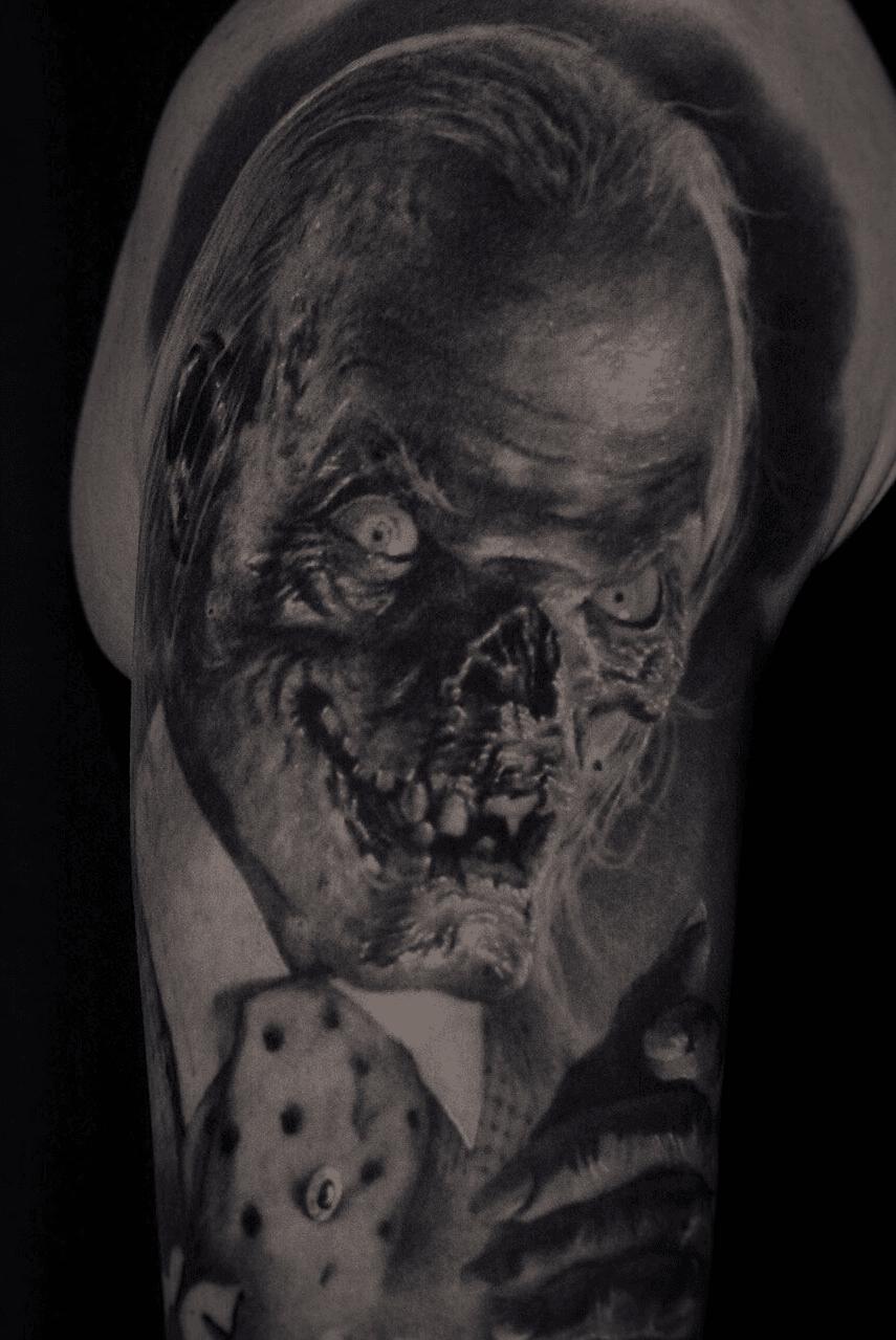 100 Classic Horror Leg Tattoo Design png  jpg 2023