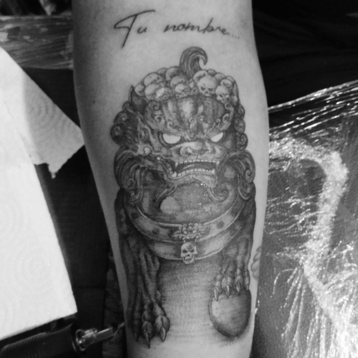 Tattoo uploaded by Fabb Oropeza • León de fu. #blackwork #leon #cdmx •  Tattoodo