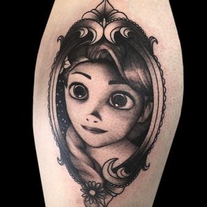 Tangled tattoo done by Jen Bean