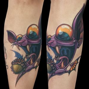 "Butterfly Bat" tattoo done by Jesse Smith