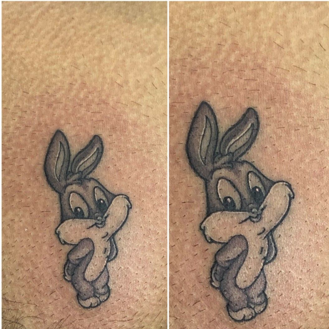 Gangster bugs bunny tattoo by TheBombDotCom on DeviantArt