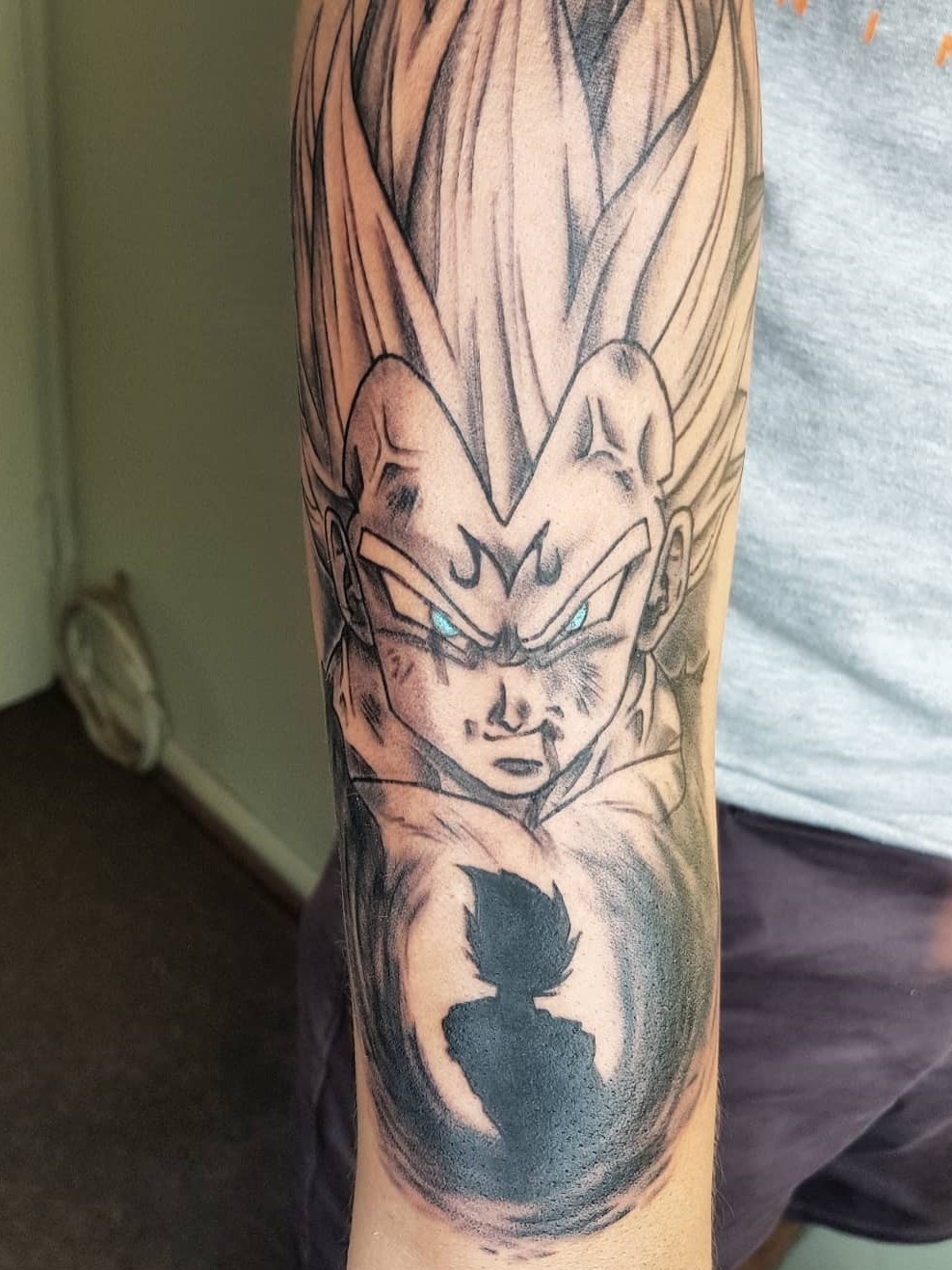 Tattoo uploaded by Daisy Bibaxt Tattoo  Majin Vegeta Dragon ball tattoo   Tattoodo