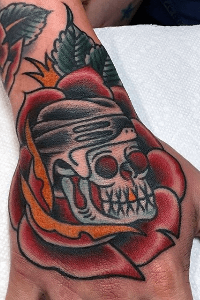 Oakland A's tattoo by Duckie  Tattoos, Cool tattoos, Skull tattoo