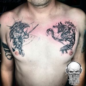 Tattoo by black tattoo