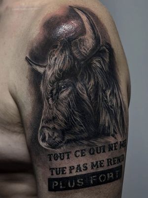 #bull #tattoo #ink #mattinktattoo