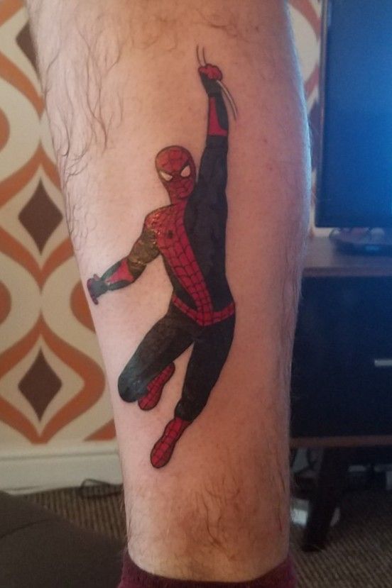 UPDATED 35 Amazing Spiderman Tattoos  Spiderman tattoo Marvel tattoo  sleeve Geometric tattoo
