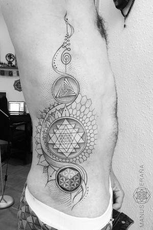 geometric tattoo Barcelona Sacred Geometry