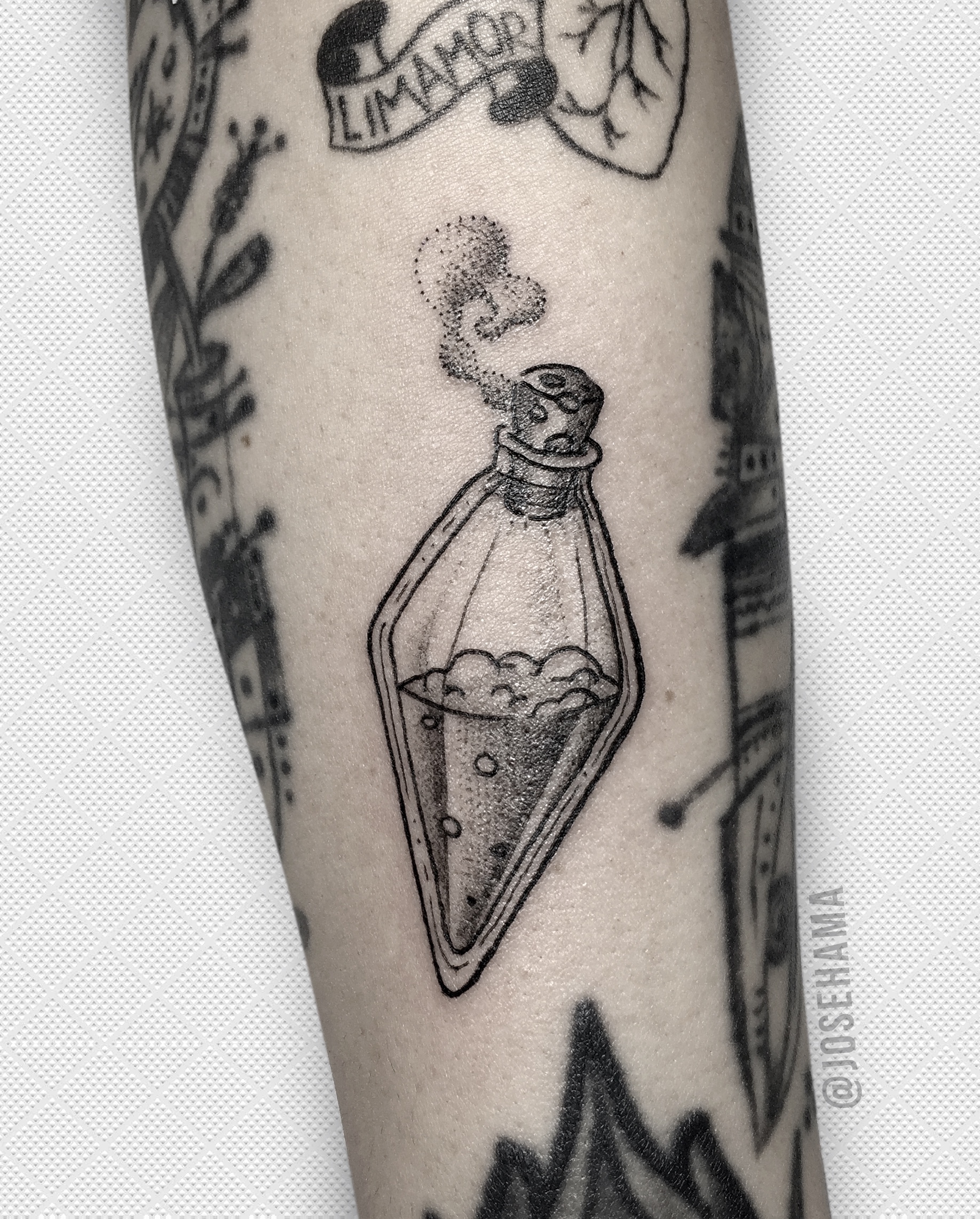 SheKnows Ink  Little potion bottle   𝐴𝑟𝑡𝑖𝑠𝑡  Facebook