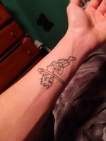 Scott Pilgrim wrist tattoo! 