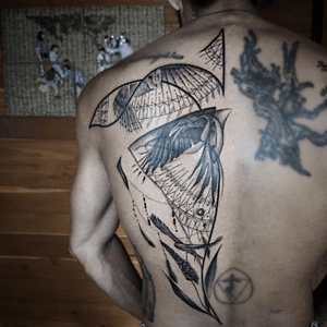 Abstract crow tattoo with owl and raven - Tattoo Chiang Mai   #crow #owltattoo #hawk #birdtattoo #finelinetattoo #naturetattoo #abstracttattoo #BlackworkTattoos #blackworker #Tattoodo #tattoochiangmai #btattooing #amazingtattoos #tattoooftheday #tattooart #blackink #tatuaje #tattooistartmag #tatouage #onlyblackart #tattoolove #blxckink #inkstinctsubmission #inkedlife 