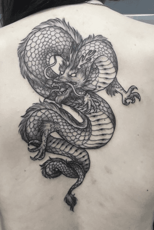 Dragon, first tattoo #dragon 