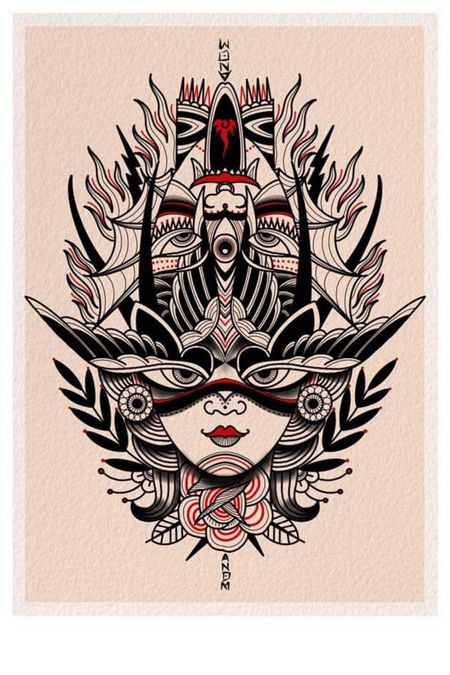 Flash tattoo