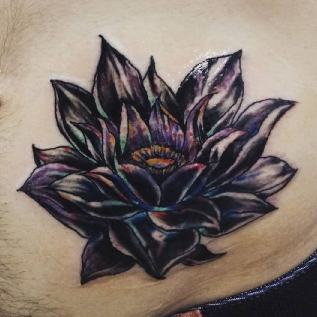 black lotus tattoo design