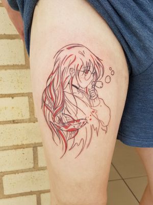 Anime koi girl design. 