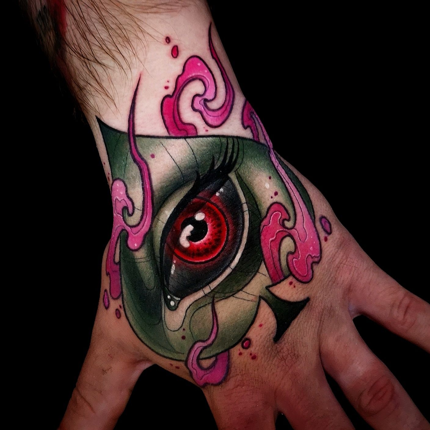 Black and Grey Eye Tattoos  Cloak and Dagger Tattoo London