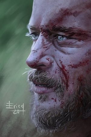 Ragnar ⚔️ digital art with Procreate 