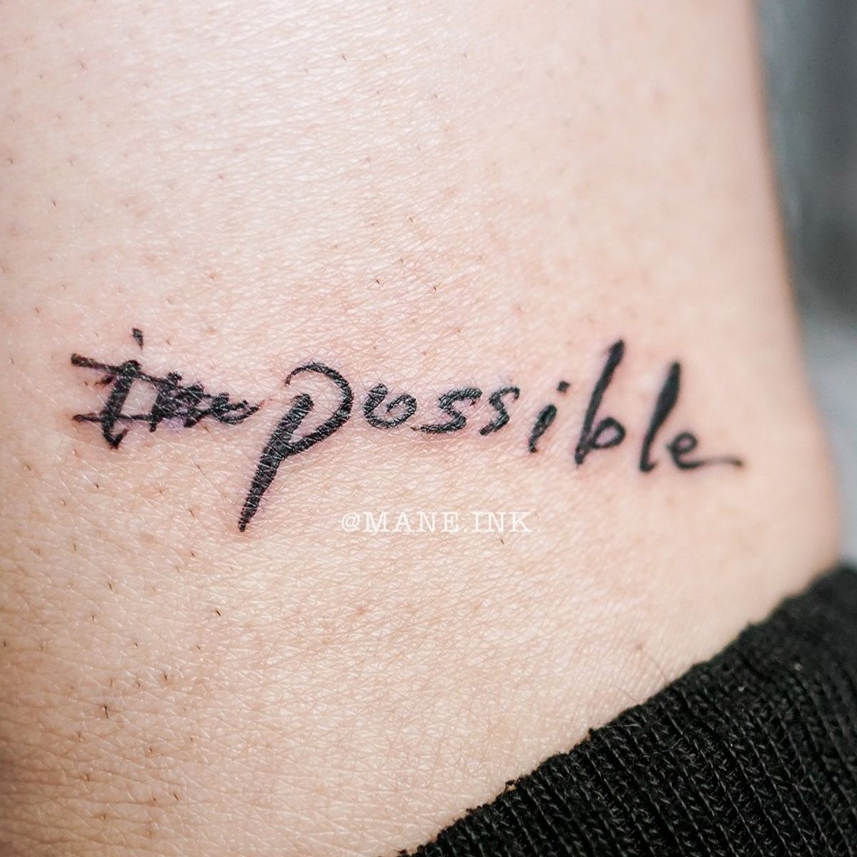 Tattoo uploaded by Mane Ink • Impossible? • Tattoodo