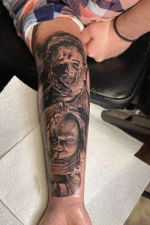 Second pass on a horror sleeve project
